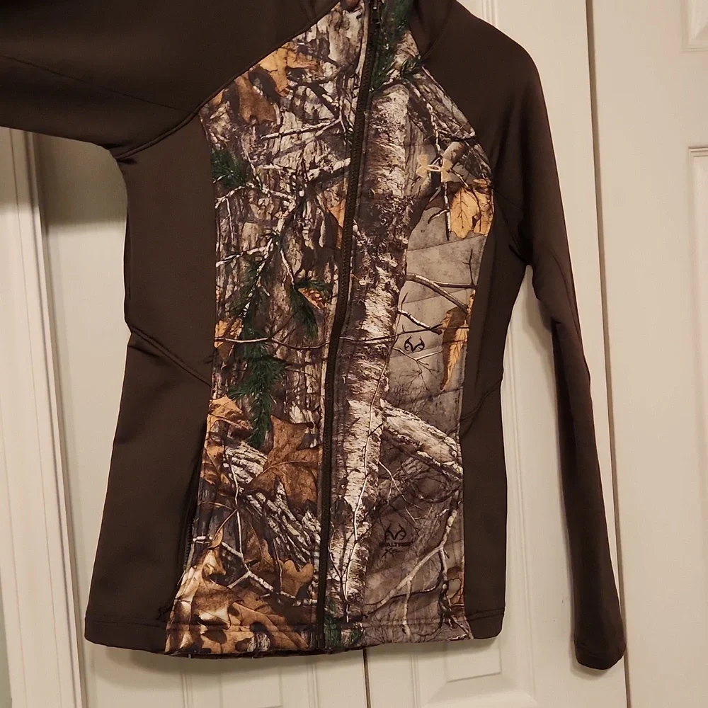 Under Armour Realtree cold gear infrared womens Full Zip sweatshirt / jacket - Picture 13 of 13